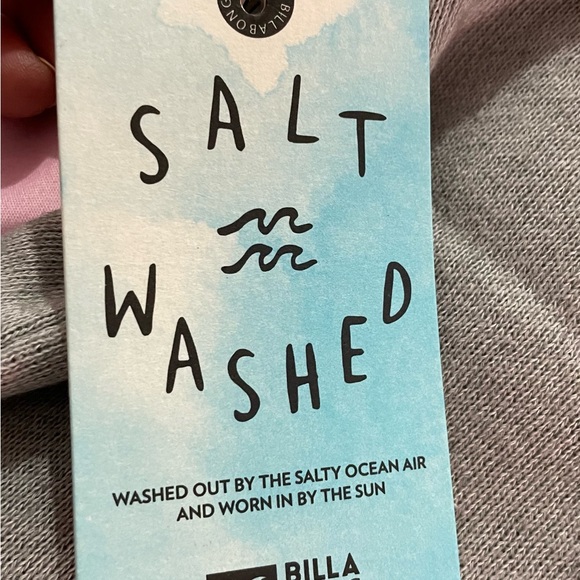 Billabong black salt washed one of a kind sweatshirt - Picture 5 of 7